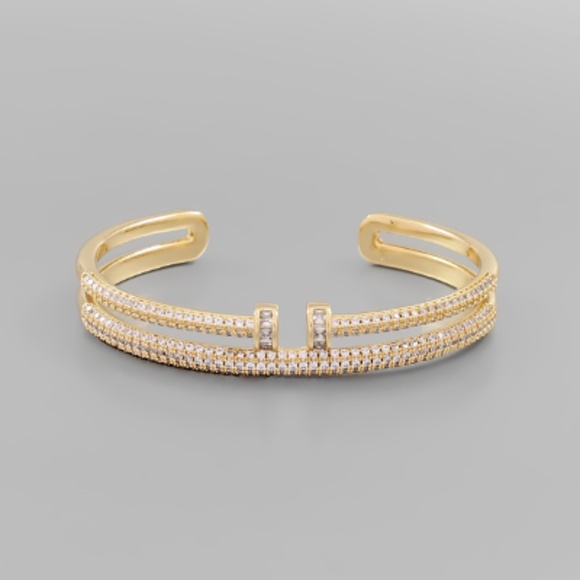 Crystal Double Layer Cuff